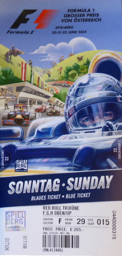 Ticket 2014 Sonntag